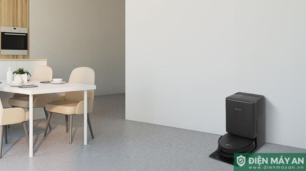 Robot hút bụi lau nhà Ecovacs Deebot T90 PRO OMNI - Đen/Trắng